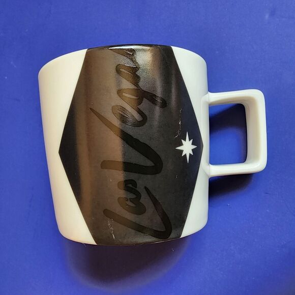 Starbucks Las Vegas Black Coffee Cup 14 oz Tea Mug 2014 Limited Edition - Picture 5 of 9